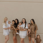 Heather | Short Sleeve Romper | Milk & Baby
