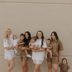 Heather | Short Sleeve Romper | Milk & Baby