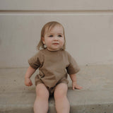 Short Sleeve Romper | Patina | Milk & Baby