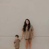 Patina | Women's Short Set | Milk & Baby