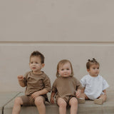 Short Sleeve Romper | Patina | Milk & Baby