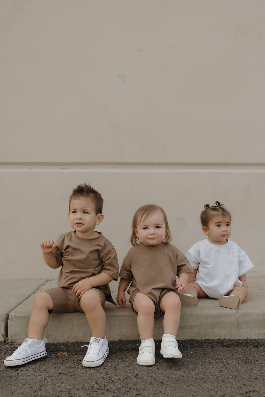 Heather | Short Sleeve Romper | Milk & Baby