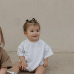 Heather | Short Sleeve Romper | Milk & Baby