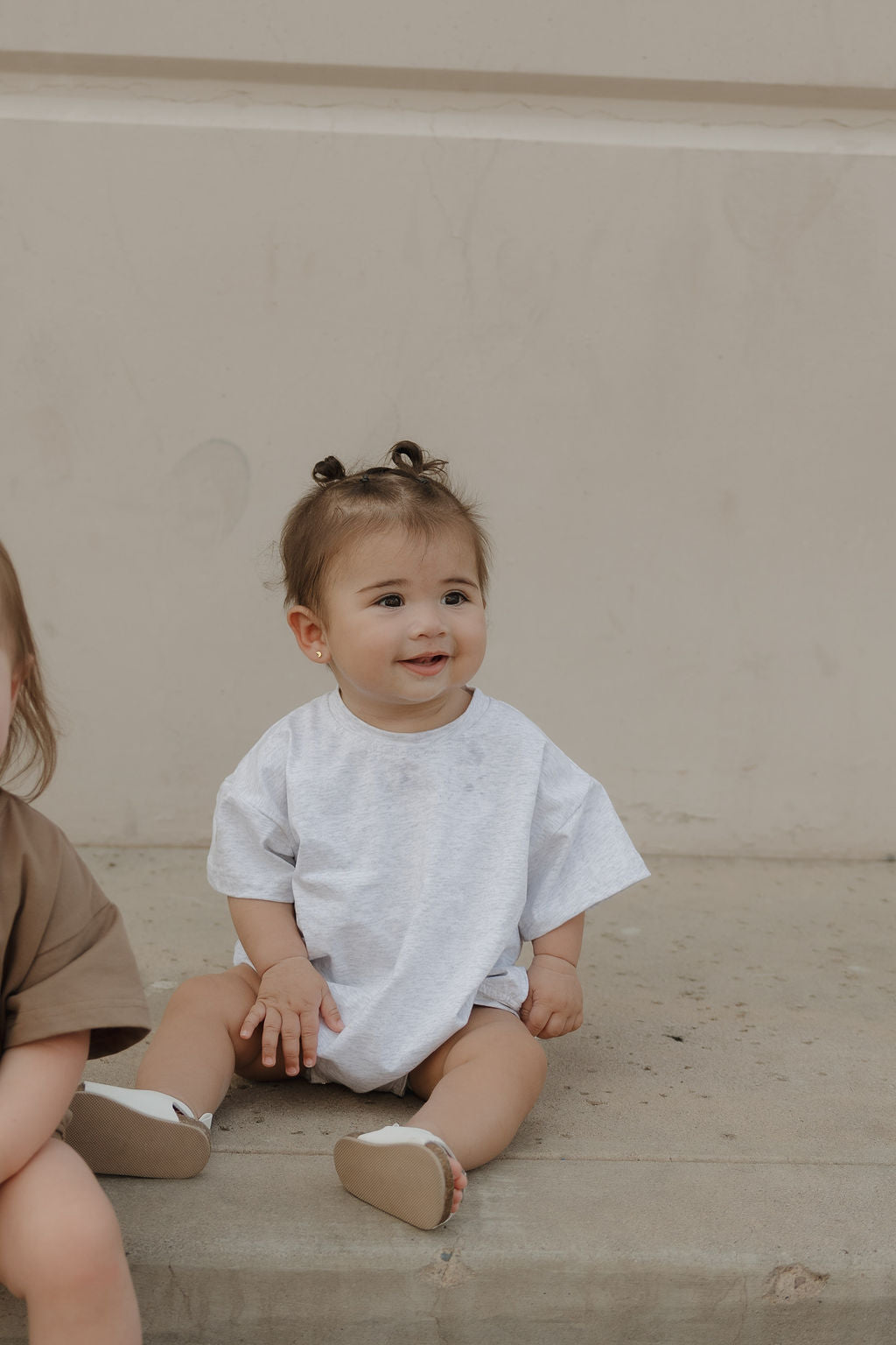 Heather | Short Sleeve Romper | Milk & Baby