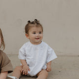 Heather | Short Sleeve Romper | Milk & Baby
