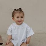 Heather | Short Sleeve Romper | Milk & Baby