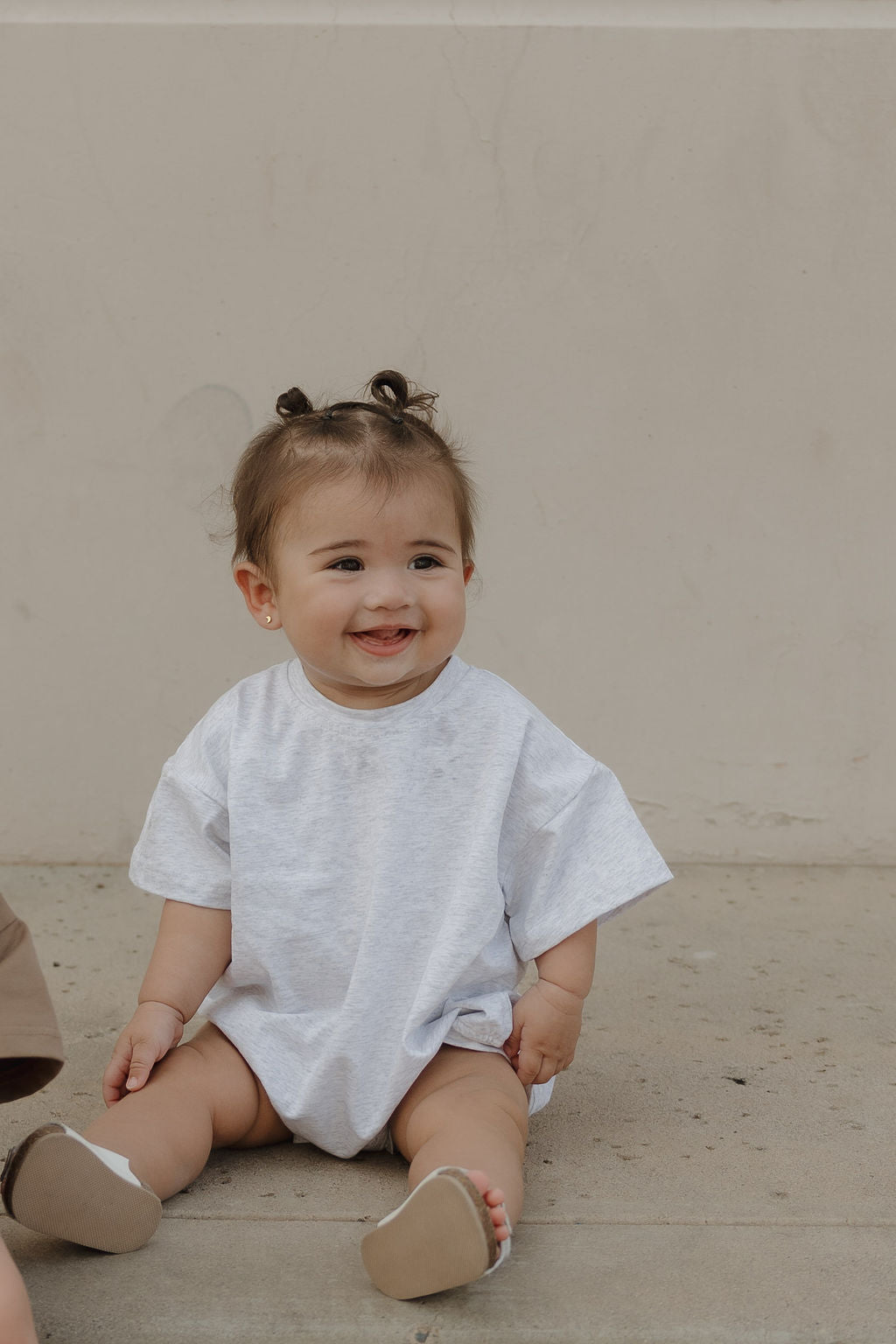 Heather | Short Sleeve Romper | Milk & Baby