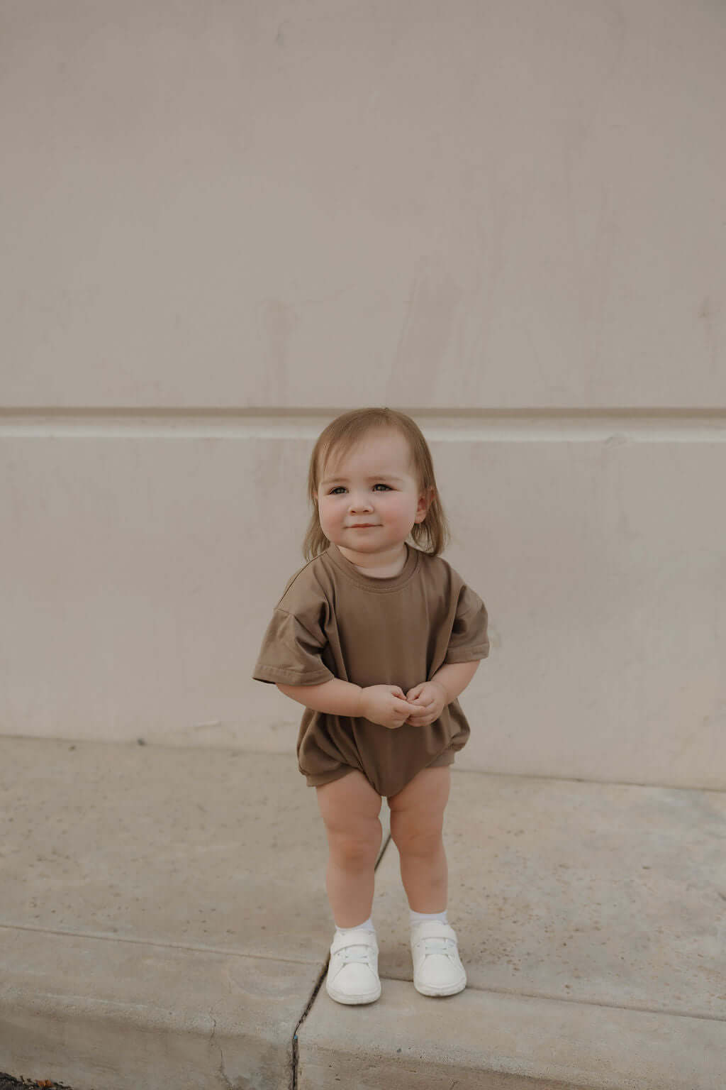 Short Sleeve Romper | Patina | Milk & Baby