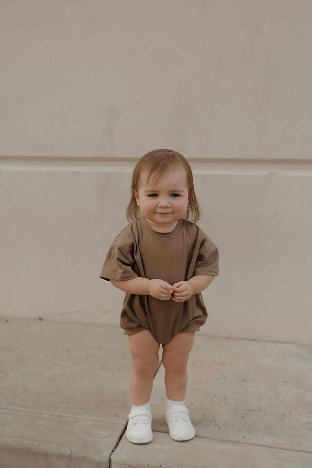 Short Sleeve Romper | Patina | Milk & Baby