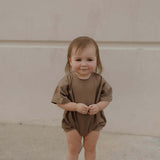 Short Sleeve Romper | Patina | Milk & Baby