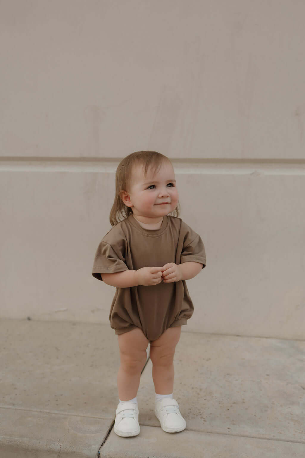 Short Sleeve Romper | Patina | Milk & Baby