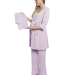 Lavender | Mommy Pajamas & Baby Set | Milk & Baby