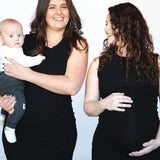 Little Breastfeeding Dress | Black | Milk & Baby