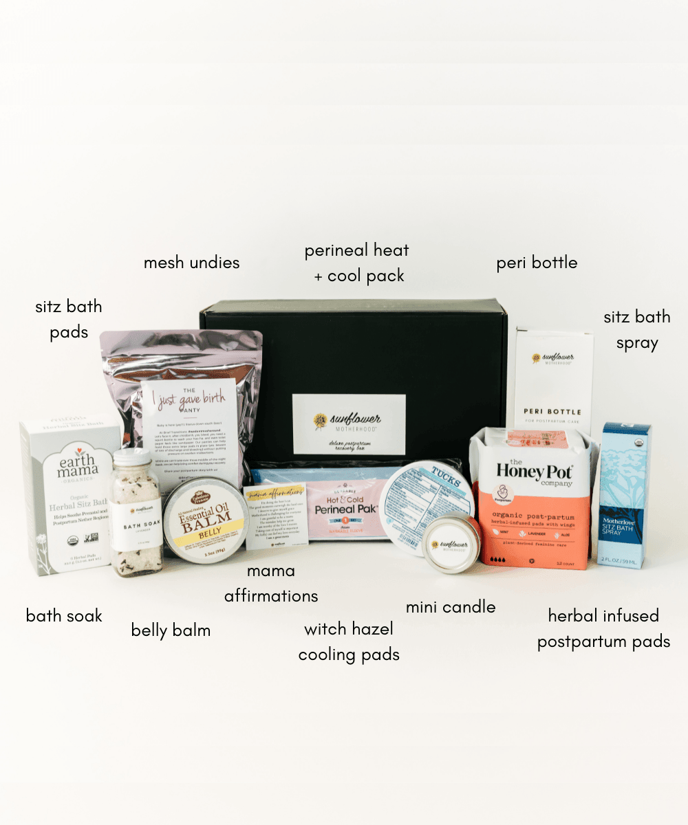 Deluxe Postpartum Recovery Box | Milk & Baby