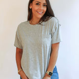 Relaxed Fit Zip Breastfeeding Tee | Milk & Baby
