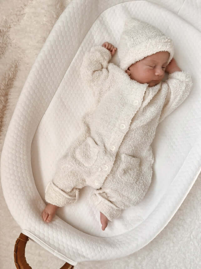 Luna + Luca Cozy Teddy Pocket Jumpsuit | Milk & Baby