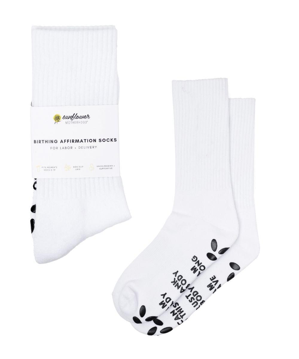 Birthing Affirmation Hospital Socks | Milk & Baby