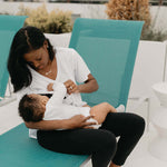 Everywhere Nursing & Maternity V-Neck Tee | White | Milk & Baby