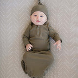 Desert Sage Muslin Crib Sheet | Milk & Baby