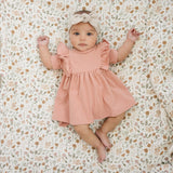 Vanilla Organic Cotton Ribbed Head Wrap | Milk & Baby