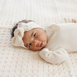 Vanilla Organic Cotton Ribbed Zipper | Milk & Baby