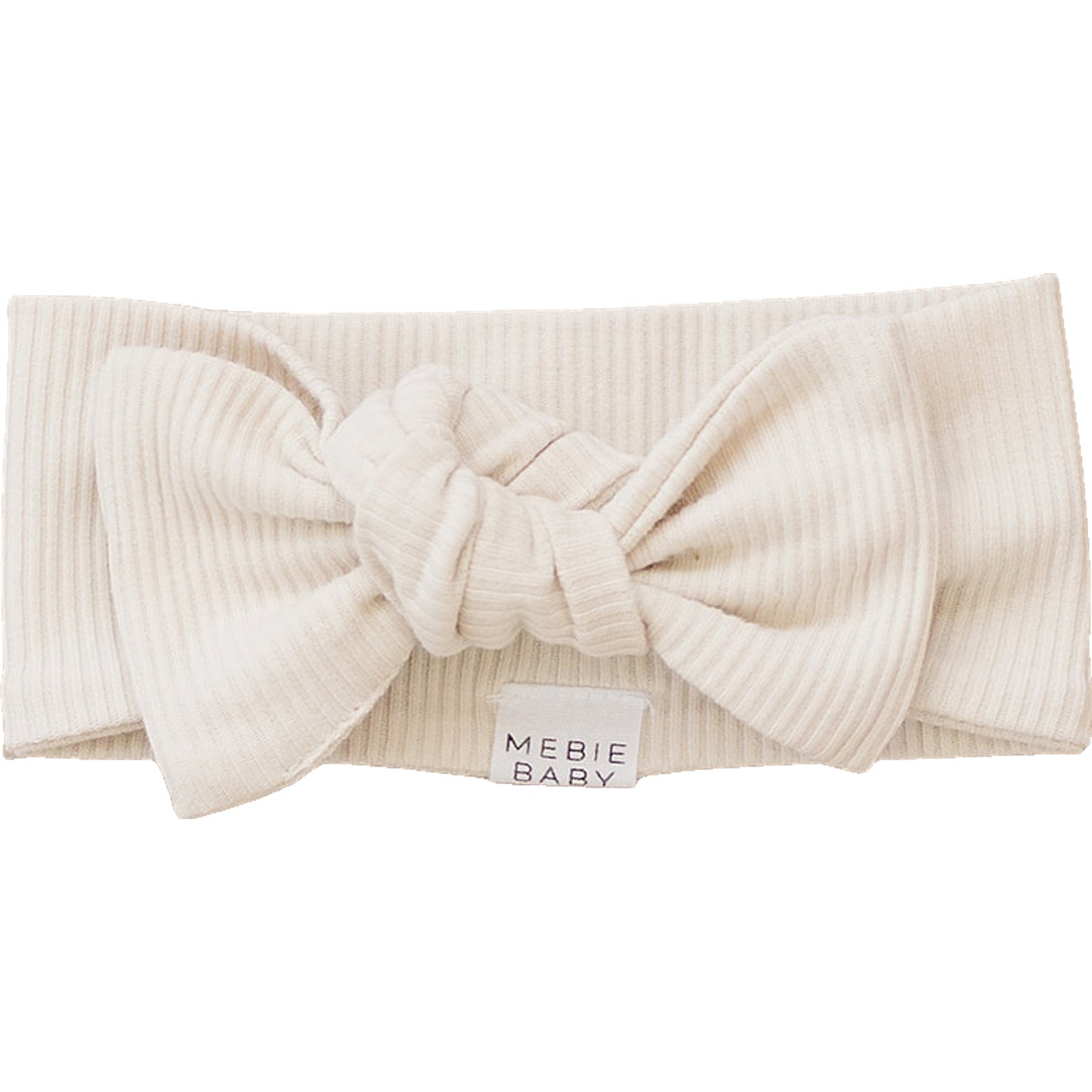 Vanilla Organic Cotton Ribbed Head Wrap | Milk & Baby
