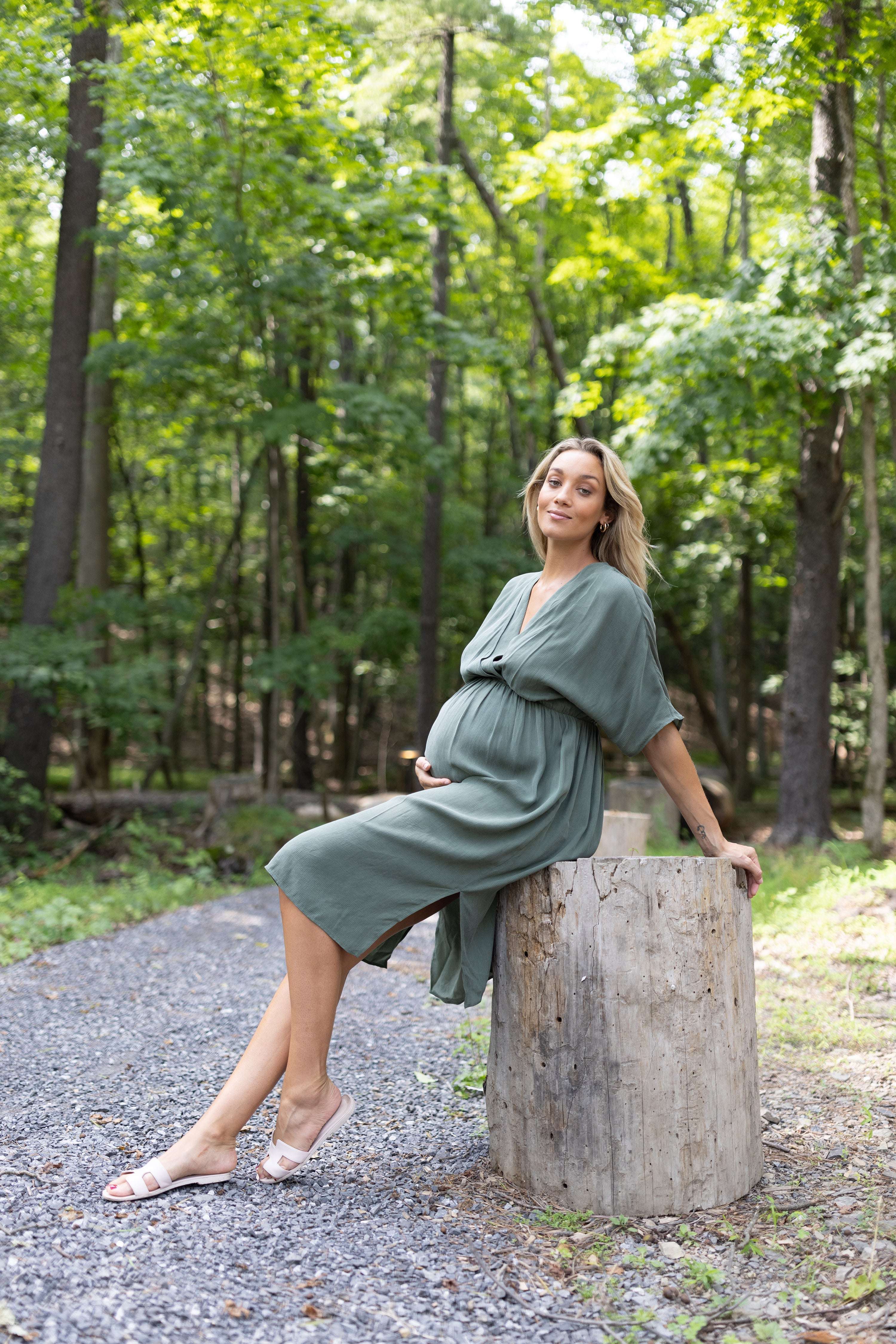 The Irene Maternity & Nursing Dress | Milk & Baby