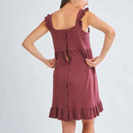Grace Labor & Nursing Nightgown | Burgundy | Milk & Baby