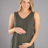 Maternity & Nursing Swing Tank | Olive | Milk & Baby