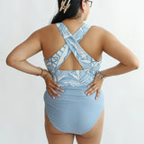 One Piece Zip Up Breastfeeding Swimsuit