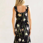 Grace Labor & Nursing Nightgown | Black Floral | Milk & Baby