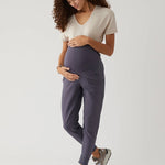 Endurance 7/8 Performance Convertible Joggers in Slate - Milk & Baby