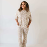 Lazy Daisy | Short Sleeve Women's Bamboo Pajamas | Milk & Baby