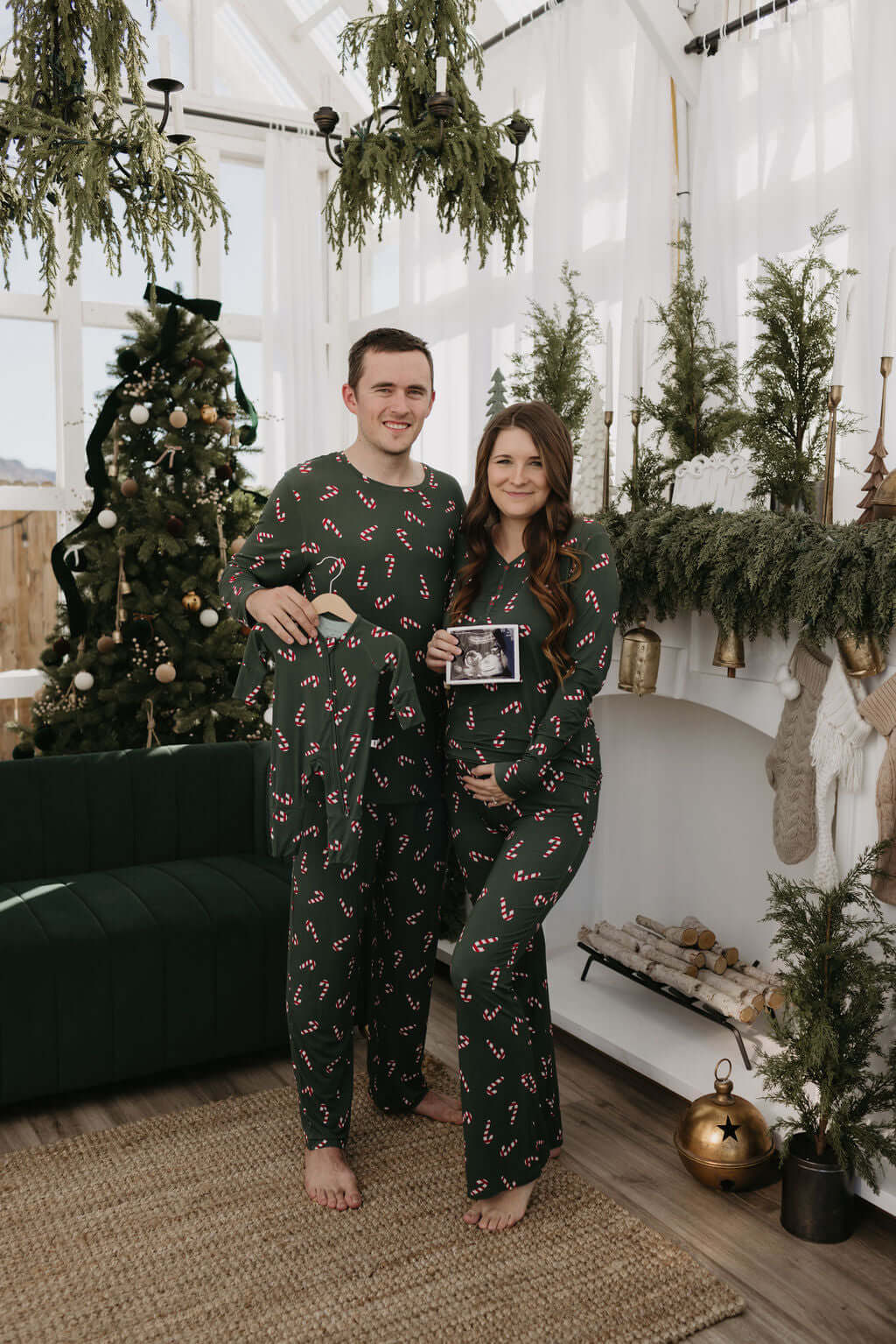 Men's Bamboo Pajamas | Candy Cane Lane 2024 | Milk & Baby