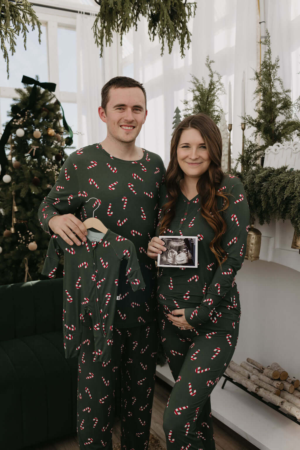 Men's Bamboo Pajamas | Candy Cane Lane 2024 | Milk & Baby