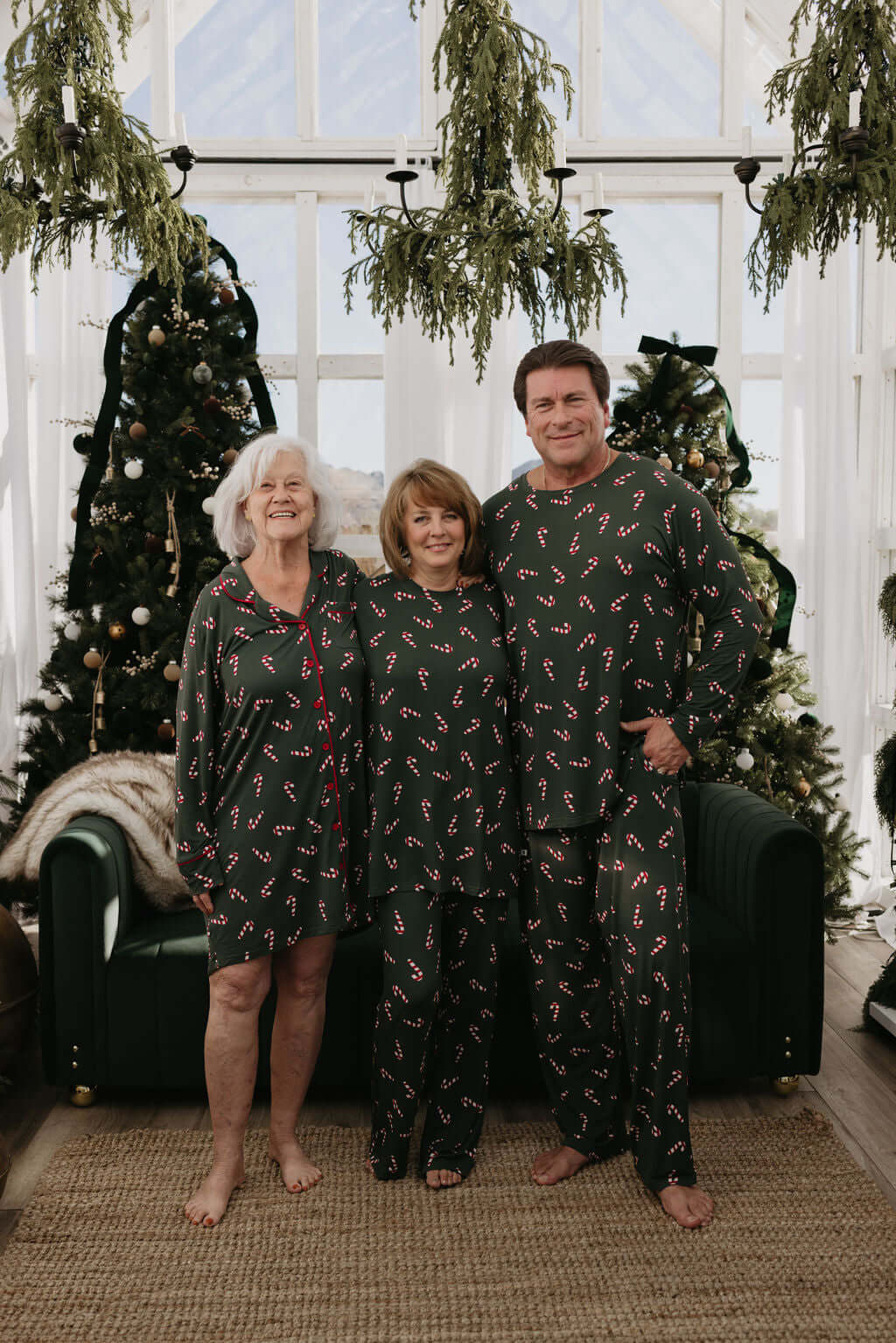 Men's Bamboo Pajamas | Candy Cane Lane 2024 | Milk & Baby