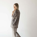 Sage Yin Yang | Short Sleeve Women's Bamboo Pajamas | Milk & Baby