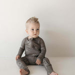 Sage Yin Yang | Bamboo Zip Pajamas | Milk & Baby