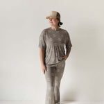 Sage Yin Yang | Short Sleeve Women's Bamboo Pajamas | Milk & Baby