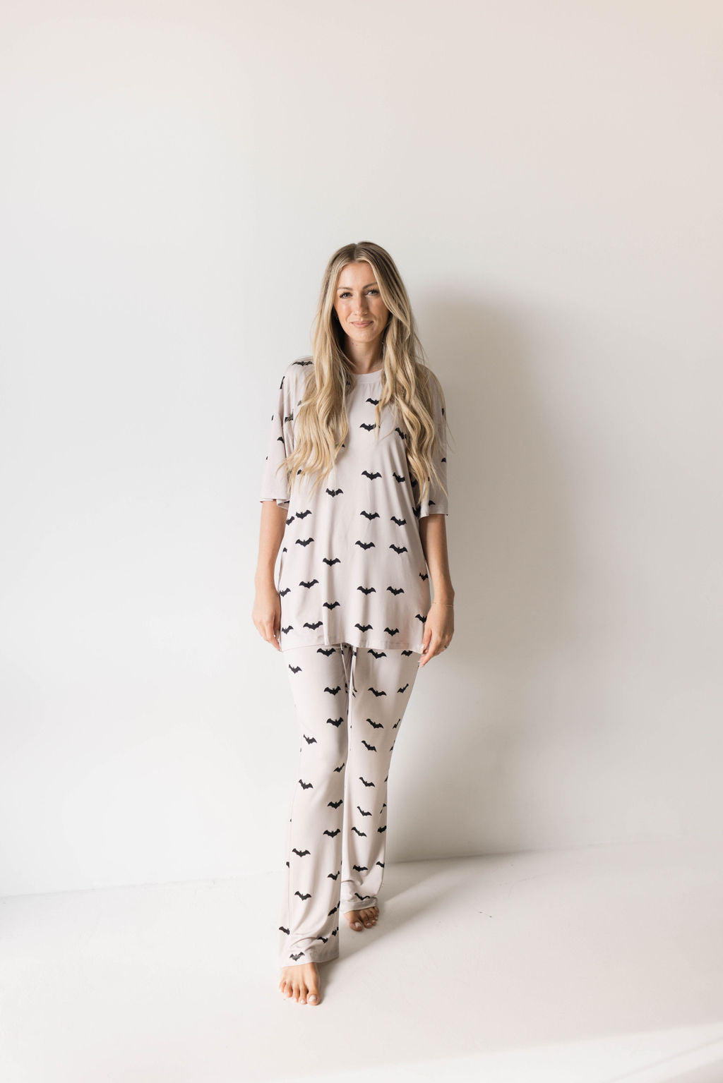 It's Bats! | Short Sleeve Women's Bamboo Pajama | Milk & Baby