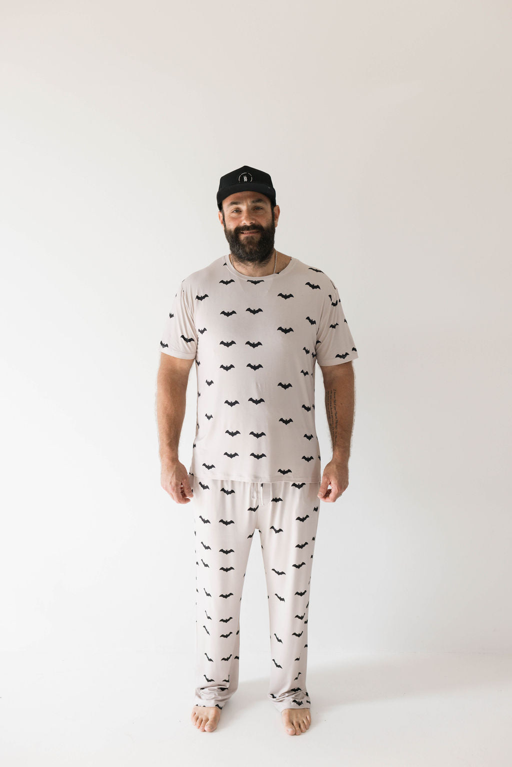 It's Bats! | Men's Bamboo Short Sleeve Pajamas | Milk & Baby
