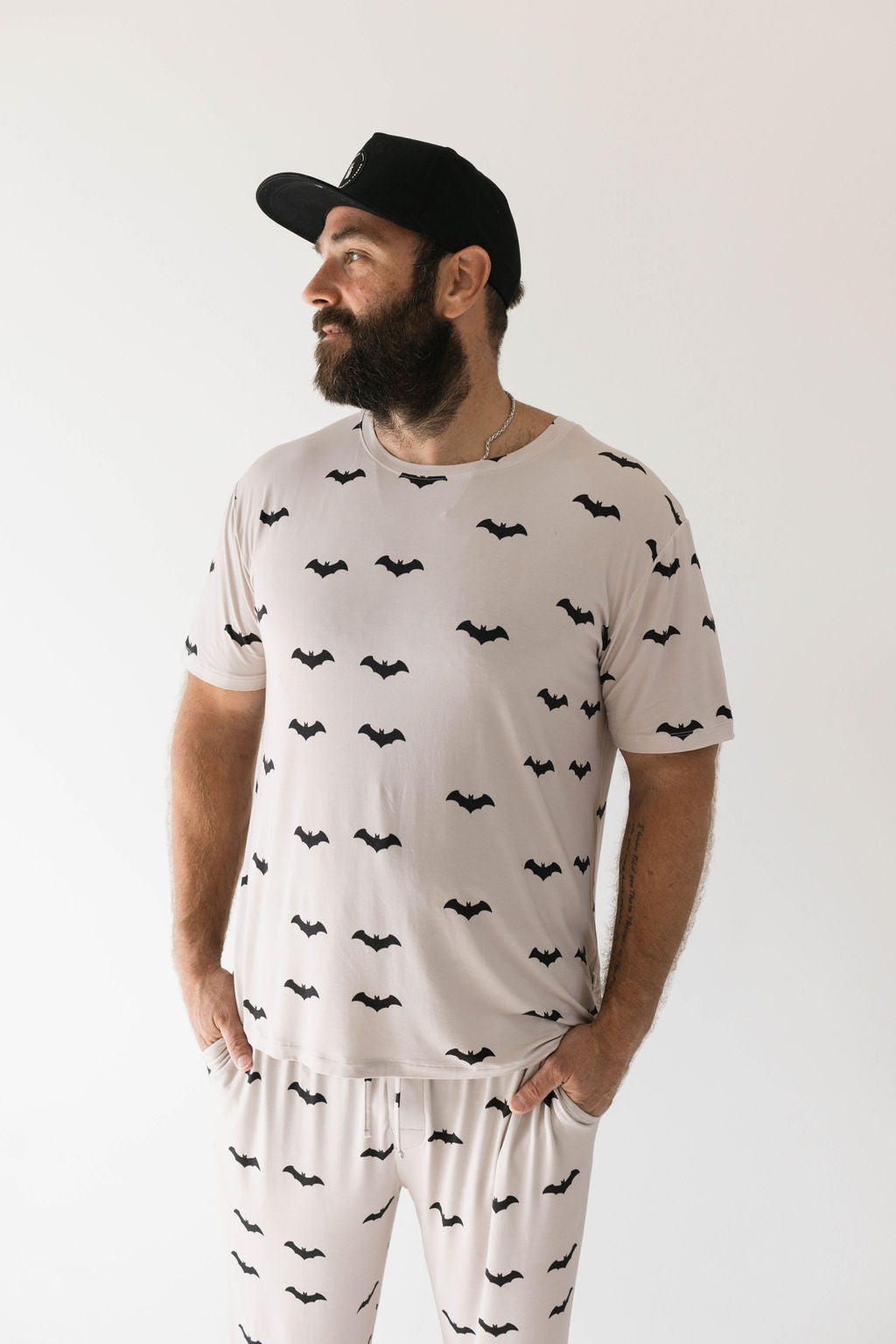 It's Bats! | Men's Bamboo Short Sleeve Pajamas | Milk & Baby