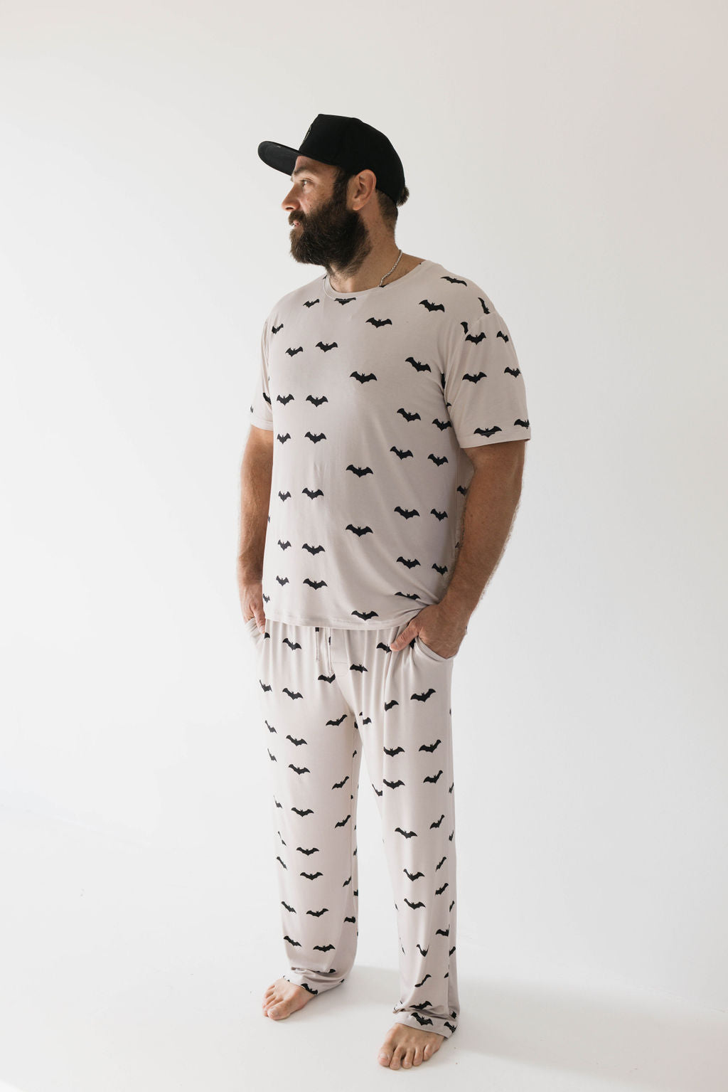 It's Bats! | Men's Bamboo Short Sleeve Pajamas | Milk & Baby