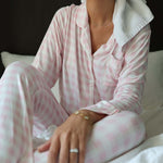 Pink Sugar | Long Sleeve Women's Bamboo Pajama | Milk & Baby