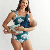 Tie Shoulder Breastfeeding Bikini Swimsuit Top