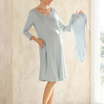 Soline Mama Nightie & Baby Set | Milk & Baby