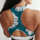 Crop Zip Up Breastfeeding Swimsuit Top
