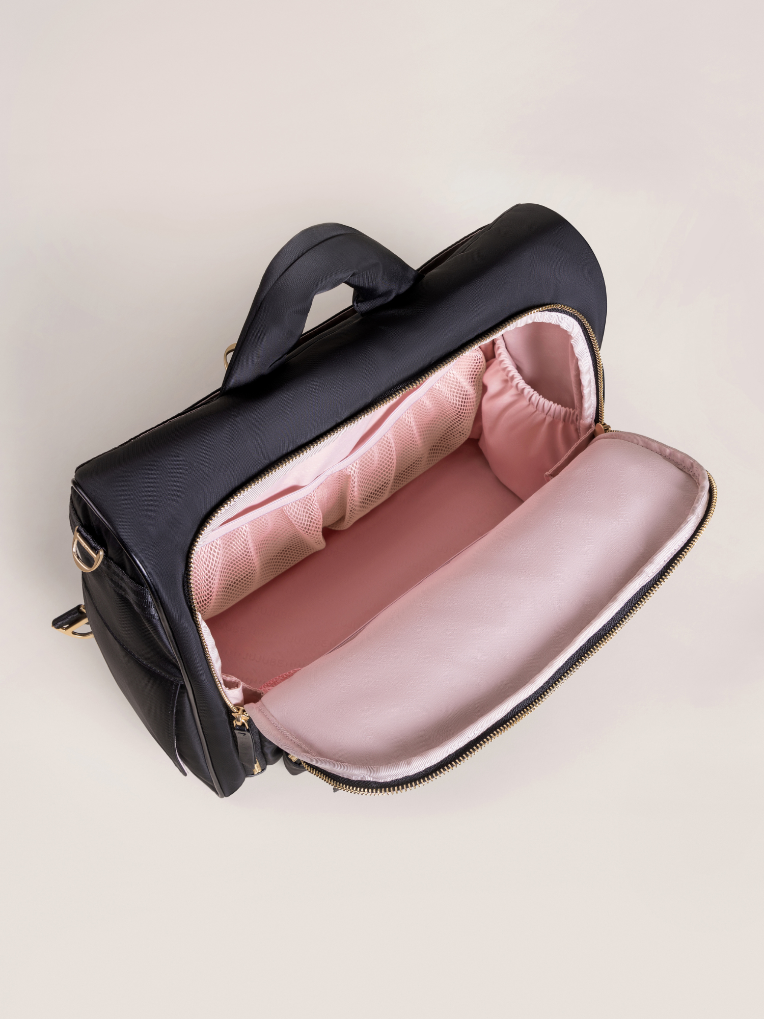 Satchel Diaper Bag - Black | Milk & Baby