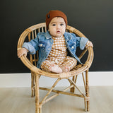 Brown Mebie Baby Beanie | Milk & Baby