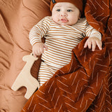 Brown Mebie Baby Beanie | Milk & Baby